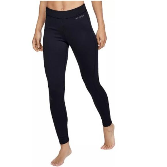 Under Armour Cold Gear Small Black Base 3.0 Baselayer Fitted Leggings - Picture 1 of 10